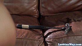 Intense Lesbian Stepmom Scissoring Beautiful Teen Babe