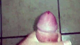 she just relaxes and starts touching herself slowly