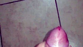 she just relaxes and starts touching herself slowly