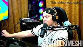 Karol Kimeshi's podcast turns into wild nipple sucking