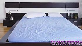 teen feels intense pleasure from deepthroat blowjob and hardcore fucking with facial