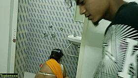 Hot bhabhi enjoys step-family sex with teen devar.