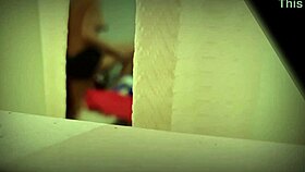 spying on pregnant chilean student in public 😏