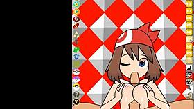 pokemon may flashes and gets assfucked in ppppu game