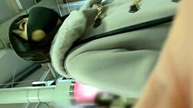 Black-haired resident from the same apartment invades home after train incident.