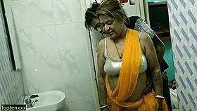 Hot bhabhi enjoys step-family sex with teen devar.