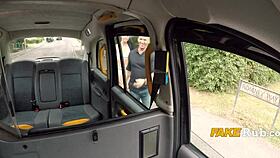Popular Adult Star Rides Famous Taxi in Wild Scene