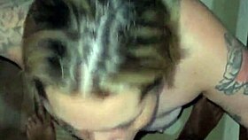 my dick loves her throat - facial thong sucking deepthroat panties blonde sloppy doggystyle tattoo spitting