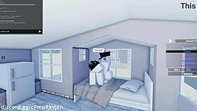 fucking my hot friend in roblox was so intense, missionary creampie with that slut. we went all out!