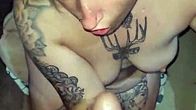 my dick loves her throat - facial thong sucking deepthroat panties blonde sloppy doggystyle tattoo spitting