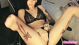 Gia Baker, If You Tease Me with Vibrator, I'll Show Pussy!