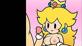 i watch paper peach hand job animation by peachypop34