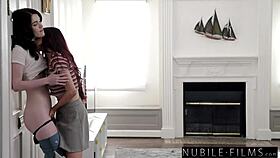 redhead lesbian proving she's better 😏