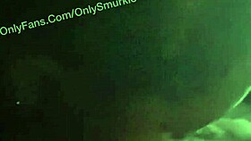 Mature ebony milf gives sloppy blowjob to big cock, spitting and wetting it suggestively.