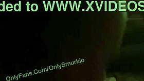 Mature ebony milf gives sloppy blowjob to big cock, spitting and wetting it suggestively.