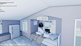 fucking my hot friend in roblox was so intense, missionary creampie with that slut. we went all out!