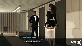 fashionbusiness maid strips down completely in episode 1. her big tits shine in sexy anime style.