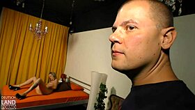 Unzipping and stroking in public – Uschi's craving for sex