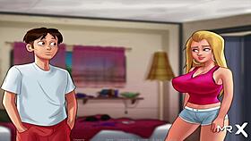 In Summertime Saga, I Deserve To See Your Tits, Milf Babe, Episode 1 Scene 64.