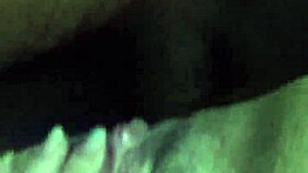 Amateur couple in crossdressing fun during intimate moments