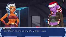 Hey, these alien girls in Star Wars cosplay are getting banged in group hentai