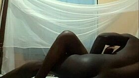 pussy drilled deep in anal, she moans with pleasure