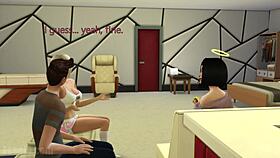 I domintate the ladyboy wit rough anal n blowjob, rippen clothes for cumshot