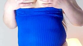 The unfaithful wife enjoys private moments with her husband's friends at home