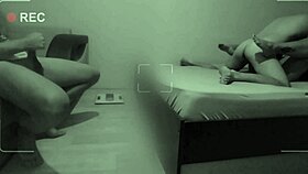 Cuckold Jerks Off Watching Hot Wife Cheat with Lover, Damn!