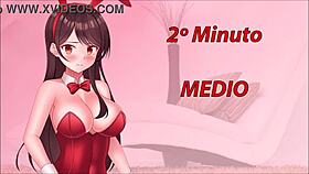 in this joi aventura rol hentai, the third medal bdsm contest has a european spanish femdom jerk off game