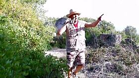 i fucked that french amateur outdoor in doggystyle and gave her a creampie, oh man