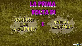 Princess Luna's first time in a threesome POV sex tape