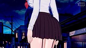 Makima bounces boobs in chainsaw man! 😍