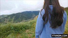 check out busty asian milf flashing in public?