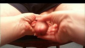 cc gets double cum on the chair 😈