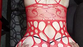 My wife's big ass bent over for doggystyle