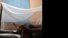 pussy drilled deep in anal, she moans with pleasure