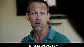 muslimfantasy - black teen babe in hijab begs for a sticky jizz creampie