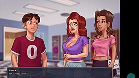 Summertime Saga 31: Busty Blonde Roxxy Showers With Roleplay