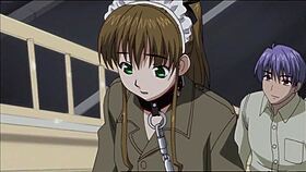 Cute Maid in Stockings Enjoys Wild Uncensored Hentai Sex with Toys