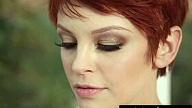 Girlsway - Witchy Kenna James faces trouble with redhead sex addict neighbor! 😱