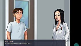 Summertime Saga 31: Busty Blonde Roxxy Showers With Roleplay