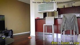 Pretty teen enjoys a fun mouth experience