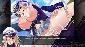 Elise H in Pirate-Booty Bukkake, Bound and Spanked Scene.