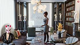 In a scent 20 - lady boss sucking on a parking lot