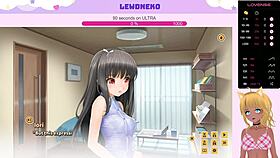 lewdneko is playing love cubed part 9, moaning so cute 😍