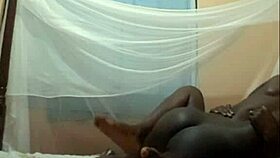 pussy drilled deep in anal, she moans with pleasure