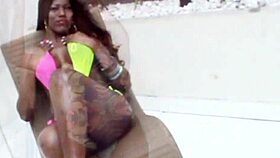 paloma gabrielle, the hottest black trans in brazil, crossdresses amazingly