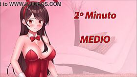 in this joi aventura rol hentai, the third medal bdsm contest has a european spanish femdom jerk off game