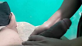 therapist gives creampie massage to huge cock